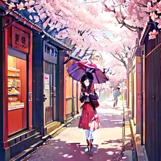 Example of an AI image in the style Anime